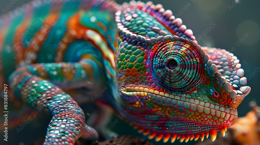 Chameleon colorful skin Chameleon colorful skin