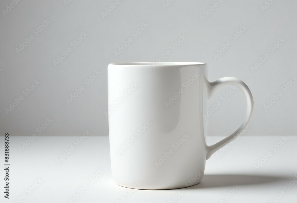white coffee mug for mock-up in a white background white coffee mug for mock-up in a white background