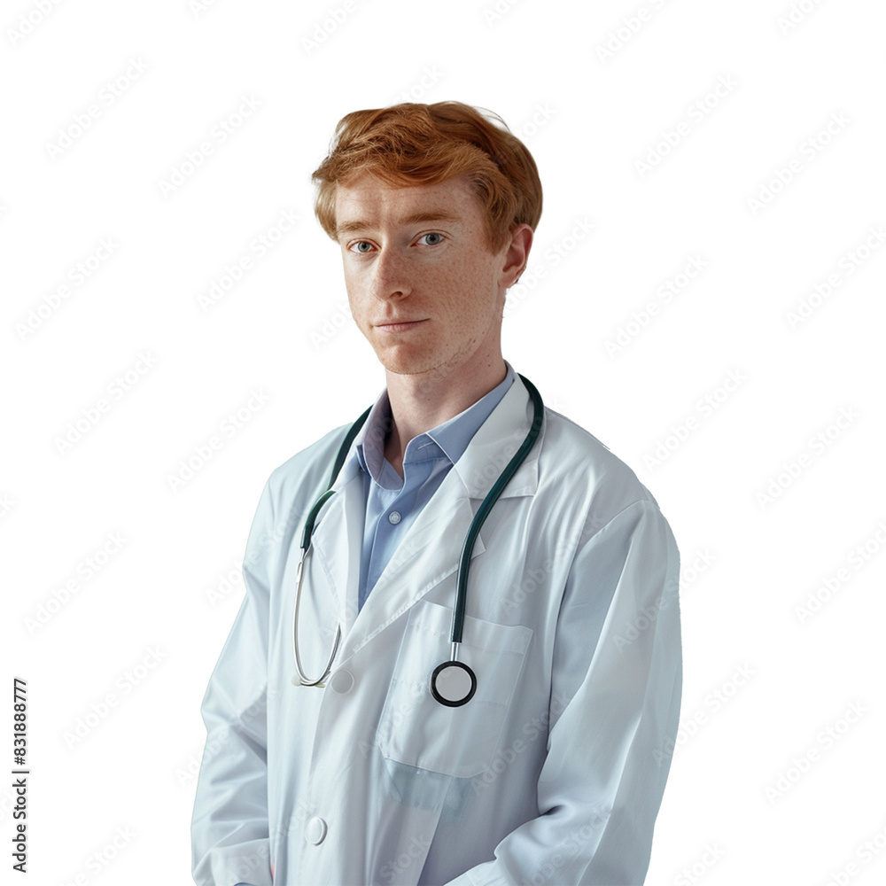 Doctor Portrait isolated on transparent background Doctor Portrait isolated on transparent background