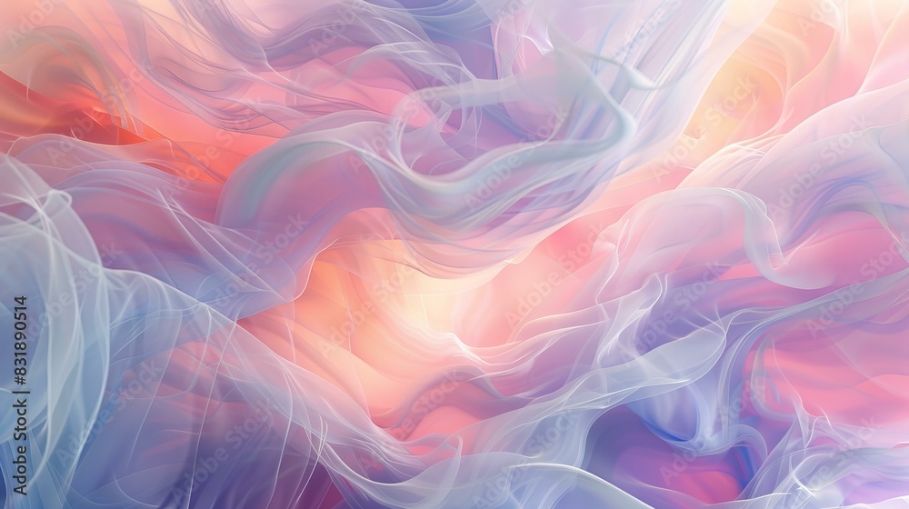 Ethereal, dreamlike abstract background with soft pastel hues and flowing shapes Ethereal, dreamlike abstract background with soft pastel hues and flowing shapes