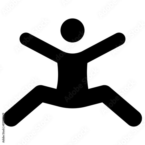 jump solid icon