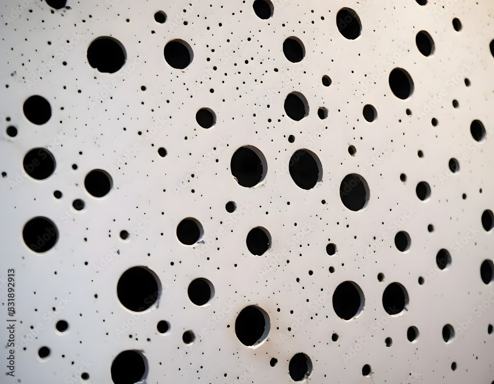 Concrete Wall with Holes Concrete Wall with Holes