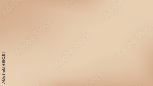Nude beige bg. Neutral warm color gradation background. Tan pastel blur texture design. Simple chocolate banner cover. Trendy smooth minimalist  pale and taupe presentation wallpaper. Peach backdrop. photo