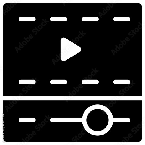 video solid icon