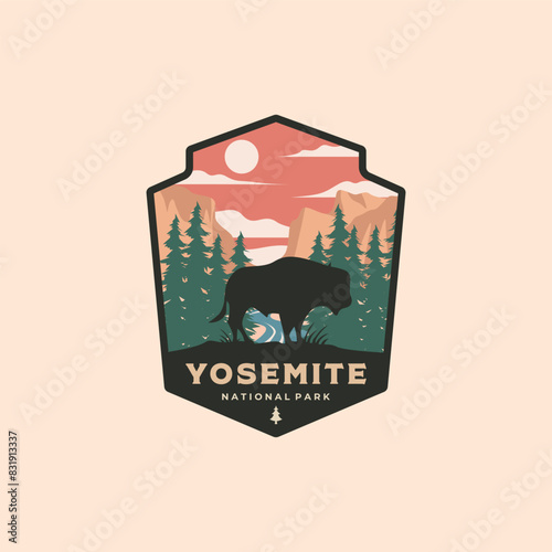 yosemite national park logo vector symbol illustration design