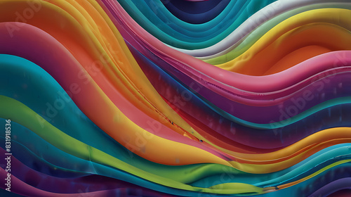 Fluid abstract background with organic shapes theme
