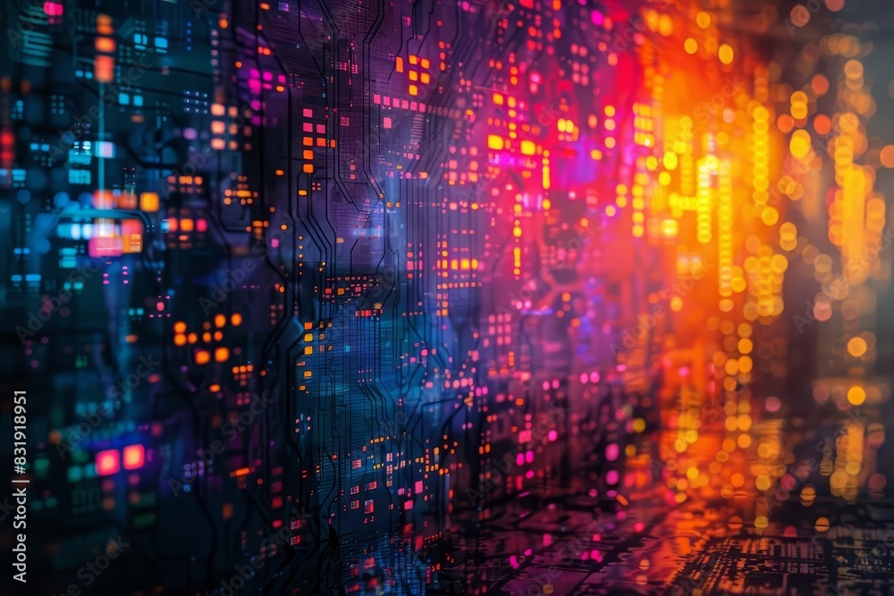 Obraz premium Background for 1Blockchain 2News Articles section