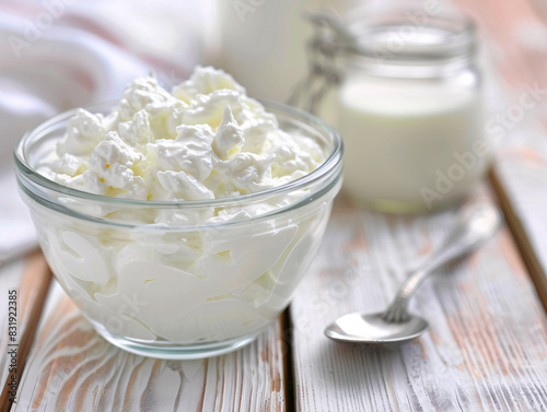 a bowl of whipped cream