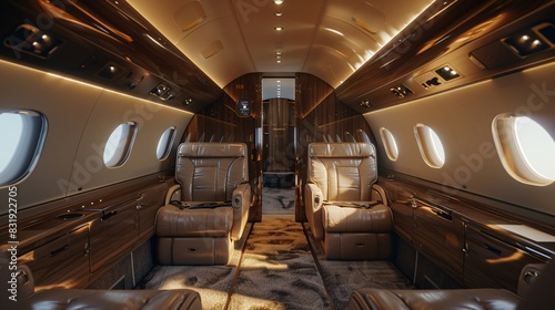 interior of  business jet © Vlad Kapusta