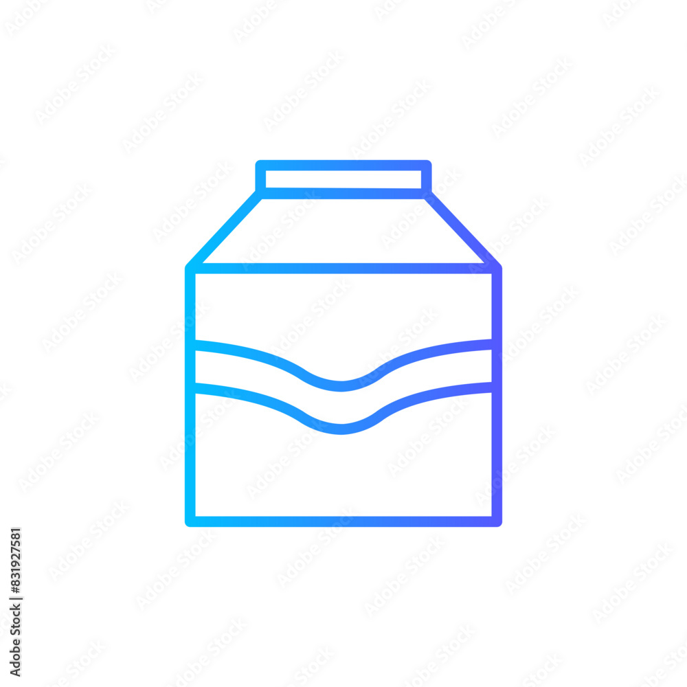 milk gradient icon milk gradient icon