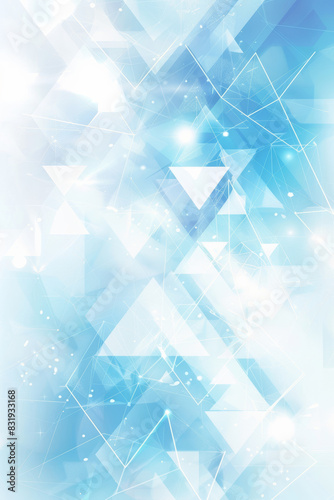 Contemporary Business Background, Blue & White Geometric Shapes