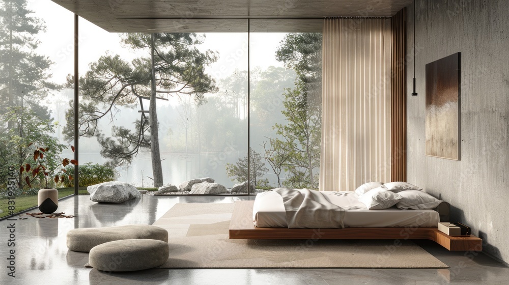 Fototapeta premium Discover the abundance within the simplicity of a minimalist lifestyle.