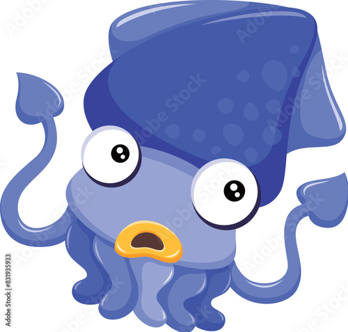 Purple cuttlefish