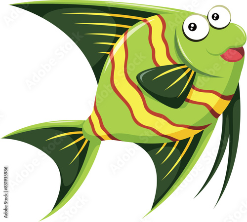 Lovely angelfish