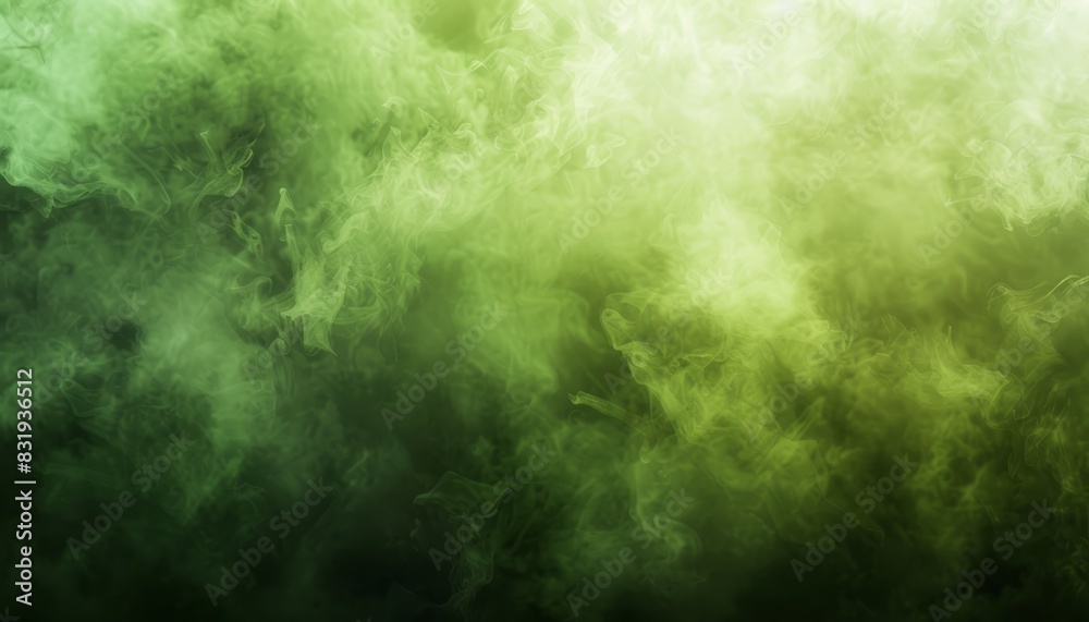 A green smoke-filled background suggesting toxicity and pollution, suitable for themes related to environmental hazards or dramatic presentations. A green smoke-filled background suggesting toxicity and pollution, suitable for themes related to environmental hazards or dramatic presentations.
