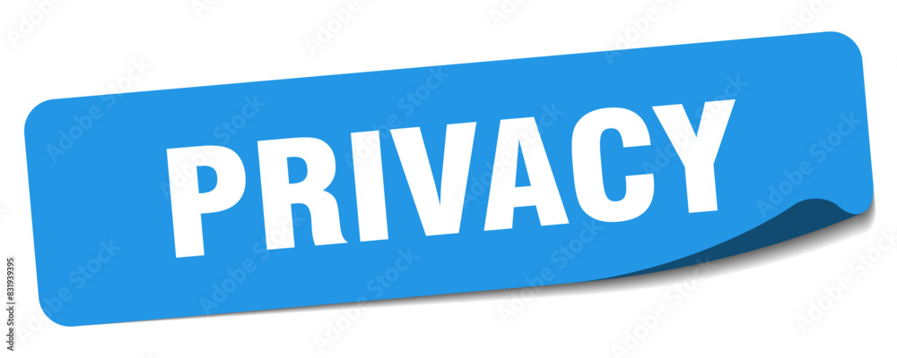 privacy sticker. privacy label privacy sticker. privacy label