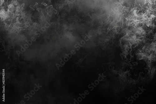 Generative ai on theme of beautiful texture thick smoke for design natural abstract background photo