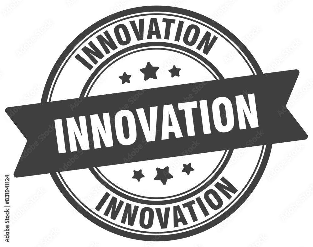 innovation stamp. innovation label on transparent background. round sign innovation stamp. innovation label on transparent background. round sign