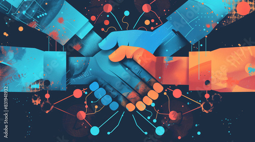 Visualizing the Future of Business Partnerships: Strategic Alliances, Joint Ventures, and Cross-Industry Collaborations Driving Mutual Growth and Innovation photo