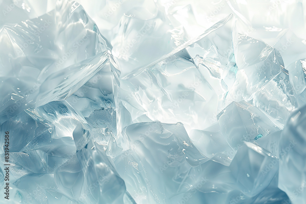 Generative ai on theme of beautiful texture transparent ice for design natural abstract background Generative ai on theme of beautiful texture transparent ice for design natural abstract background