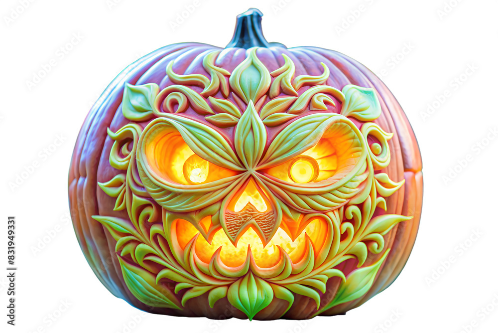 halloween pumpkin isolated on white background,halloween pumpkin,pumpkin lamp,halloween,pumpkin,pumpkin Monster,halloween festival,Trick or Treat,Ghost-face carved pumpkin