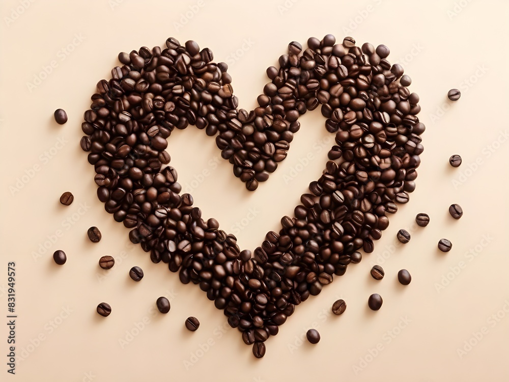 Coffee Beans Make A Heart Generative Ai Coffee Beans Make A Heart Generative Ai
