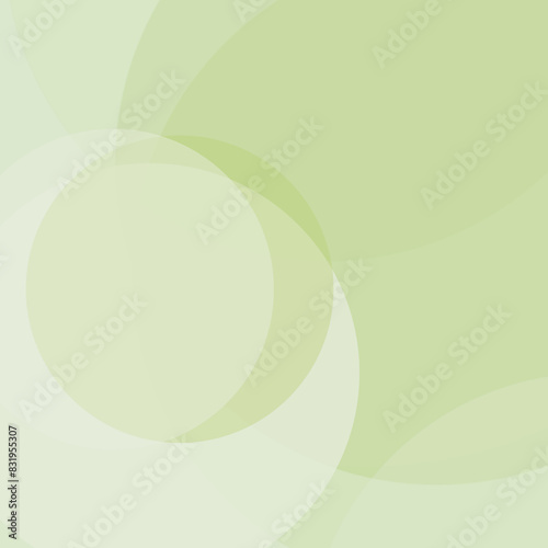 Abstract light green background, with circle design. Vector, illustration.