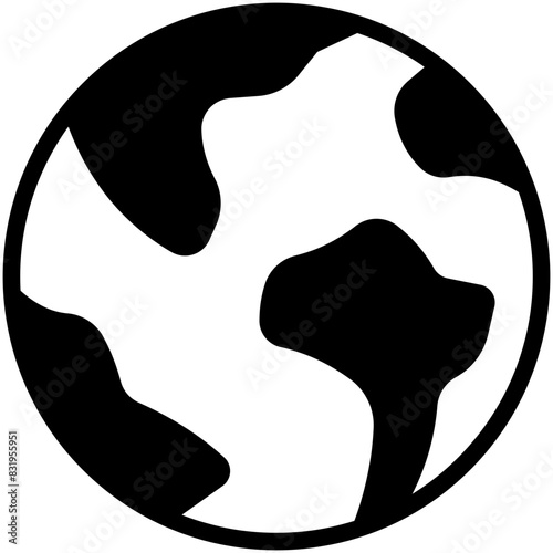 earth solid icon