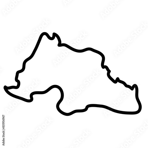 Grand Gedeh map illustration photo