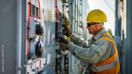 electrician at work