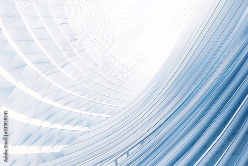 A sleek white background with subtle blue geometric lines forming a modern grid pattern, ideal for business presentations and corporate branding