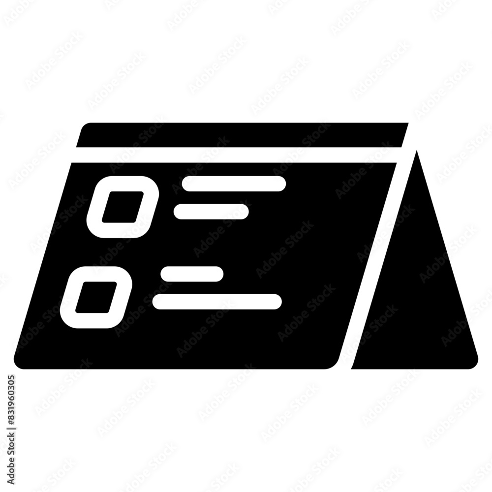 reservation solid icon reservation solid icon