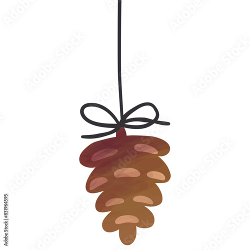 Pine cone decoration