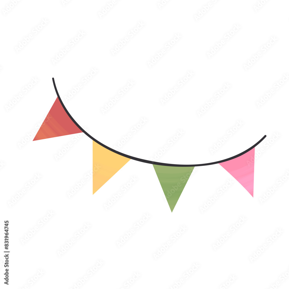 Colorful buntings Colorful buntings