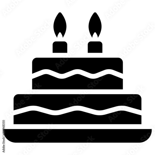 cake solid icon