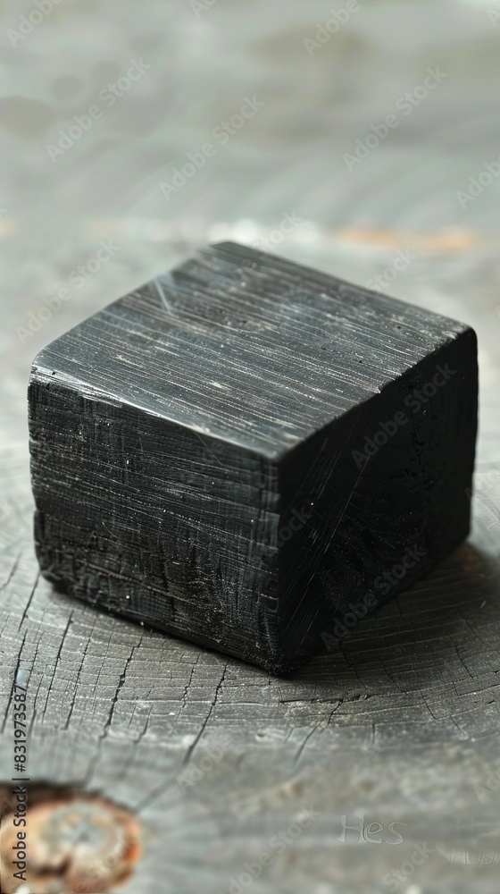 a 5x5x3 cm black elegant smooth wood rectangle a 5x5x3 cm black elegant smooth wood rectangle