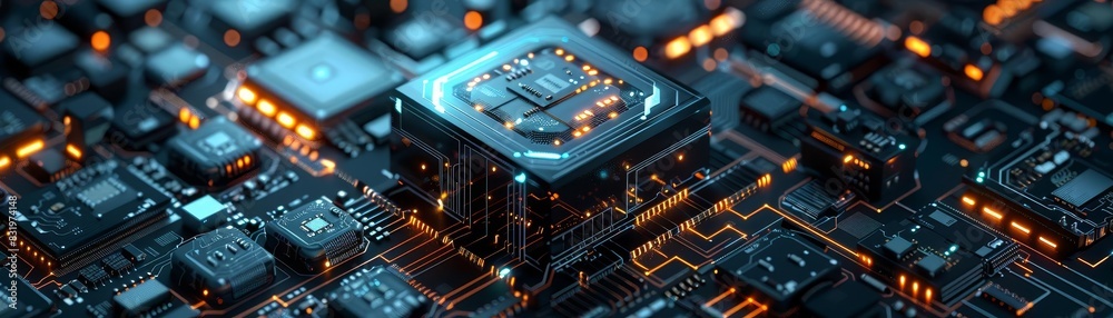 a black box with a circuit board and the wordstxi a black box with a circuit board and the wordstxi