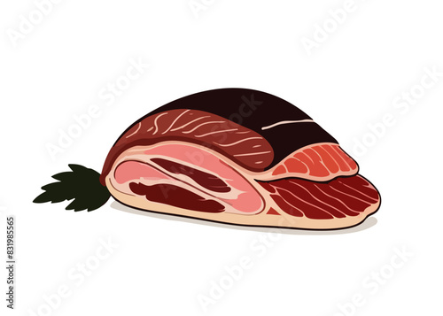 manzo a fette tagliato di carne