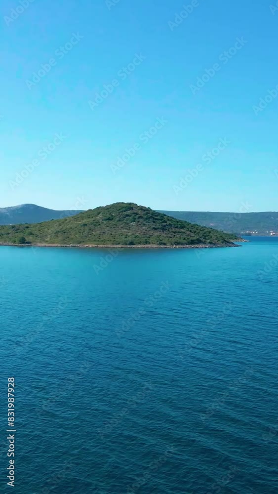 Aerial view of beautiful Croatia landscape Aerial view of beautiful Croatia landscape