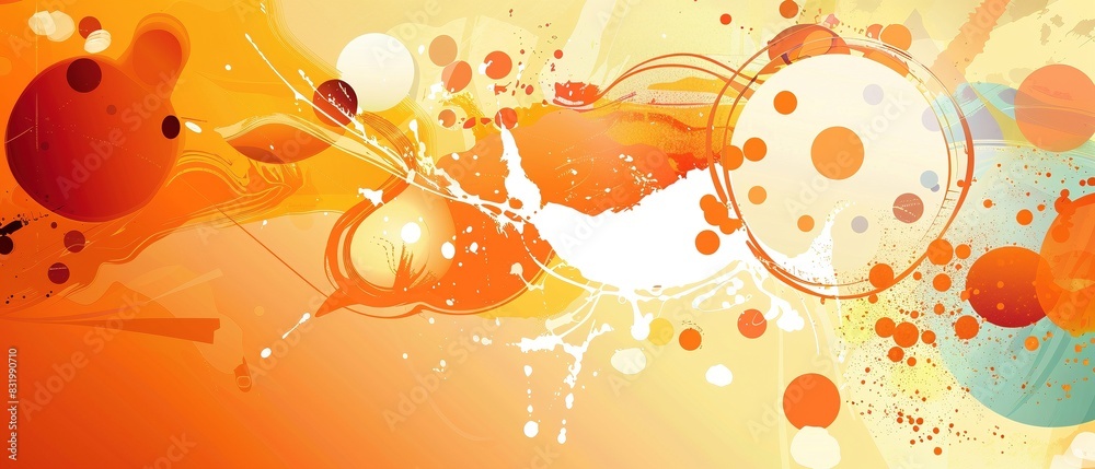 Abstrakter Formen und Muster Hintergrund in Orange Abstrakter Formen und Muster Hintergrund in Orange