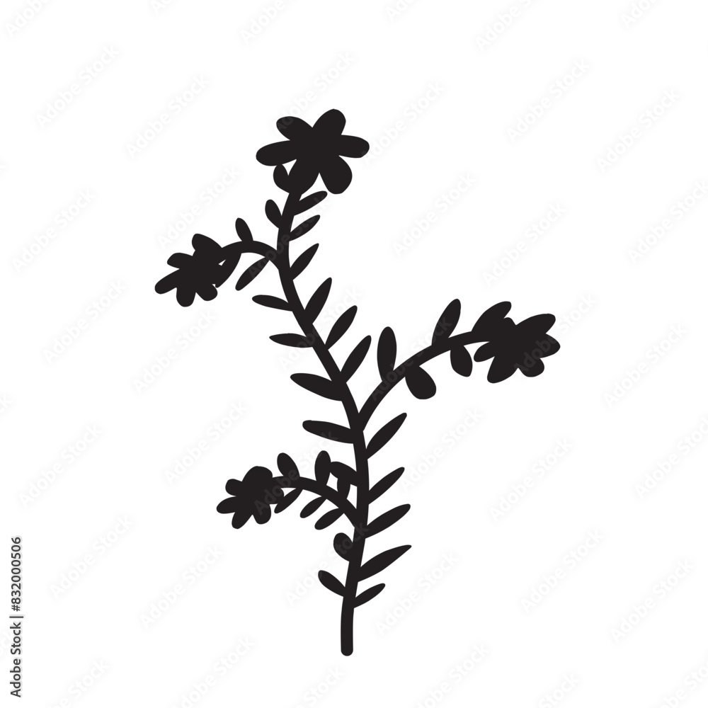 Flower Silhouette Flower Silhouette