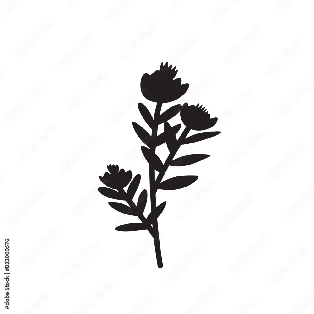 Flower Silhouette Flower Silhouette
