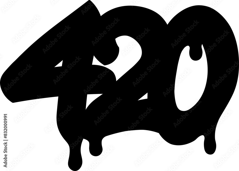 black 420 graffiti sign word transparent icon symbol sticker template clip art blank design element black 420 graffiti sign word transparent icon symbol sticker template clip art blank design element