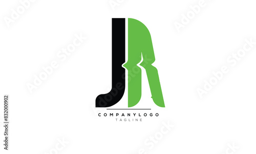 Alphabet letters Initials Monogram logo JA, JA INITIAL, JA letter