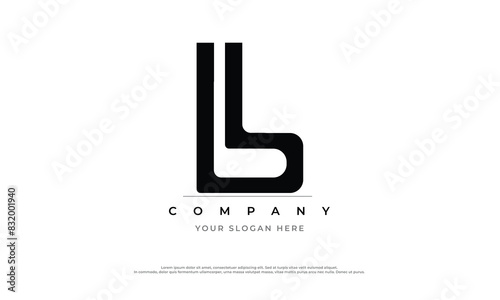 Alphabet letters Initials Monogram logo LB, LB INITIAL, LB letter