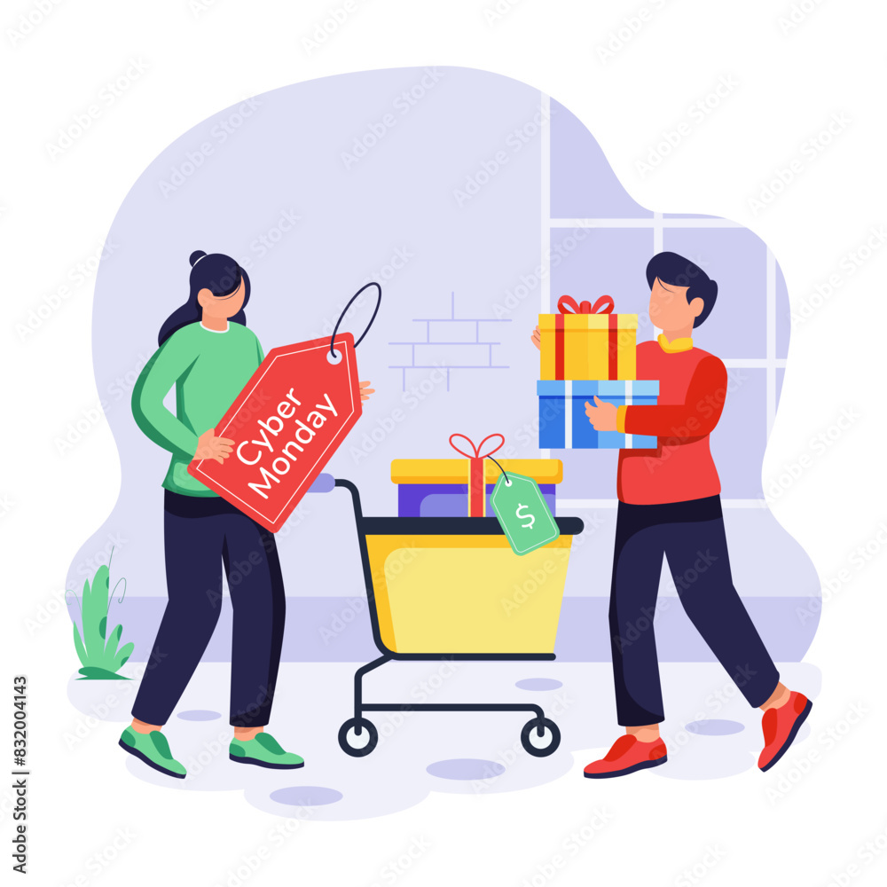Cyber Monday Flat Illustrations
Cyber Monday Flat Illustrations