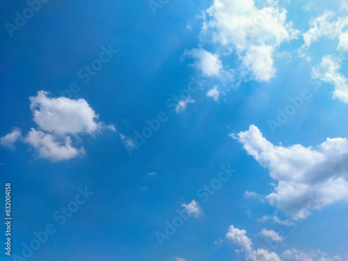 blue sky with clouds