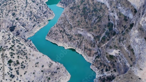 Arapapıştı Canyon, İnceğiz Canyon, 4K Drone Shooting, Magnificent View Karacasu, Arapapıştı Kanyonu, Karabağlar photo