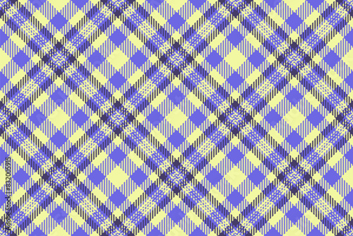 Seamless pattern check of plaid tartan vector with a texture fabric textile background.