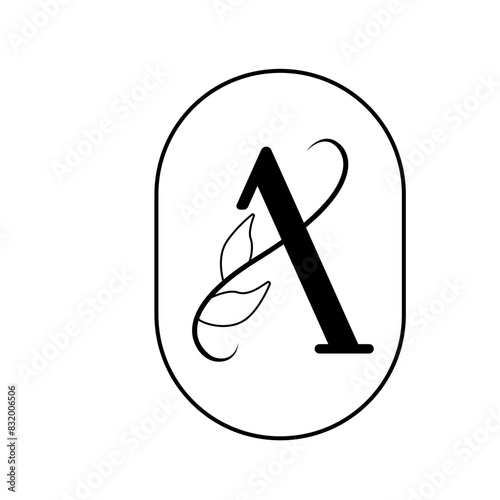 A logo with leaf, Princess logo